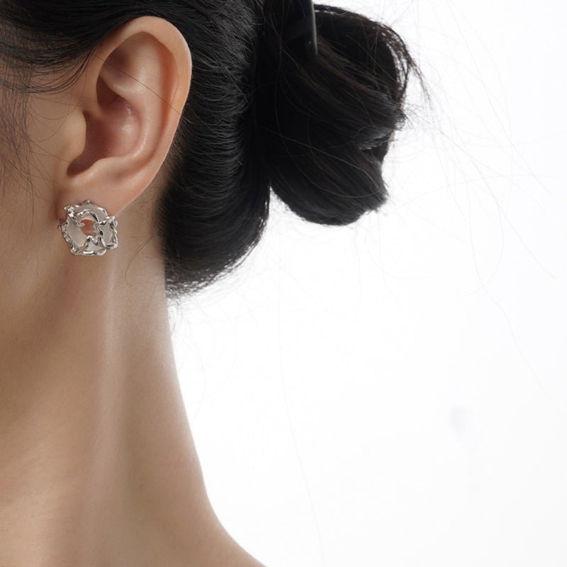 The Encased Jade Earrings - Fragile Base