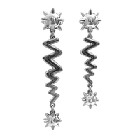 Spiked Lightning Earrings