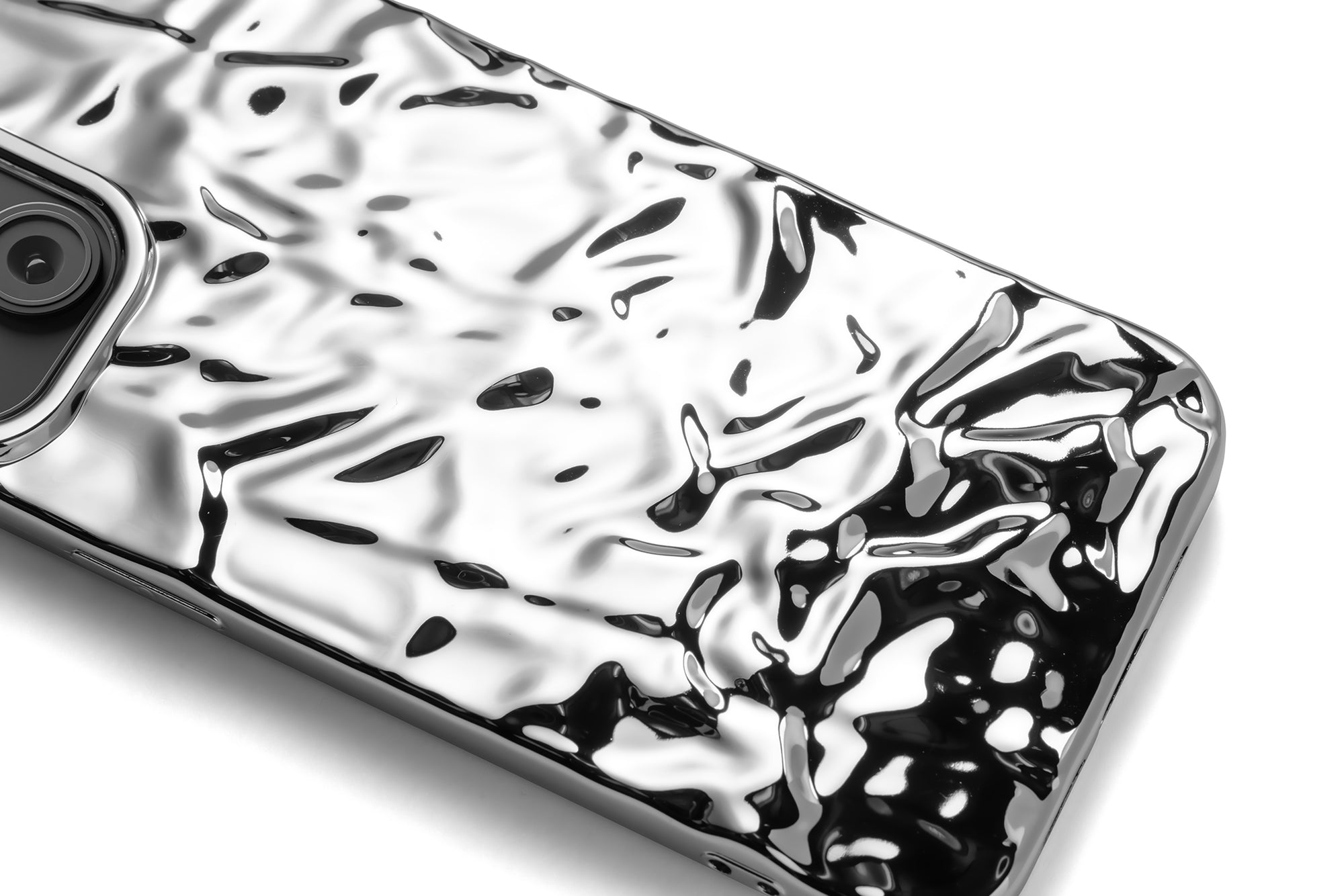 The Chrome Shield Phonecase - Fragile Base