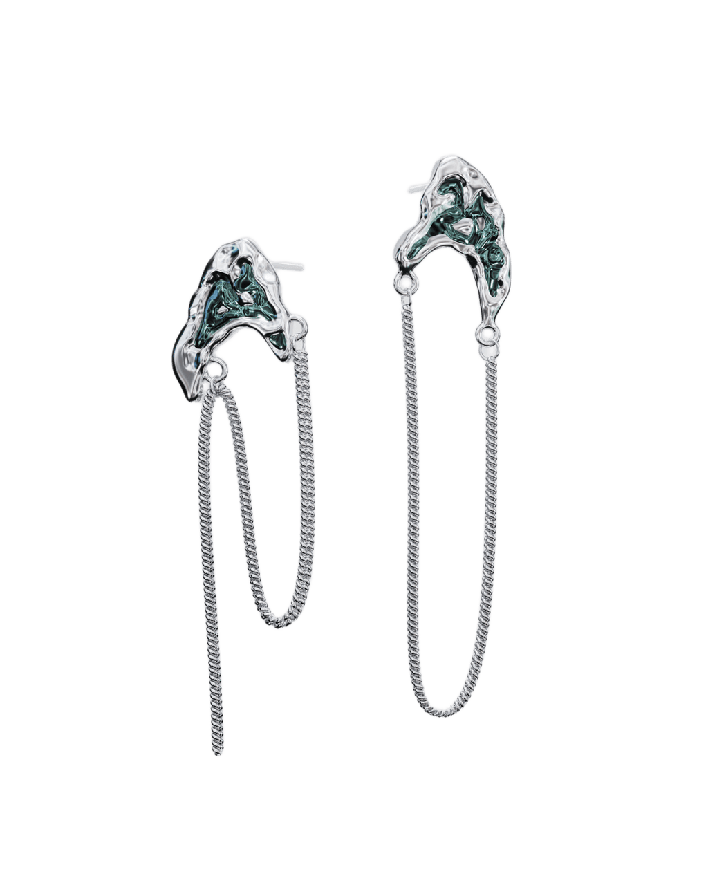 The Neuron Mermaid Earrings - Fragile Base