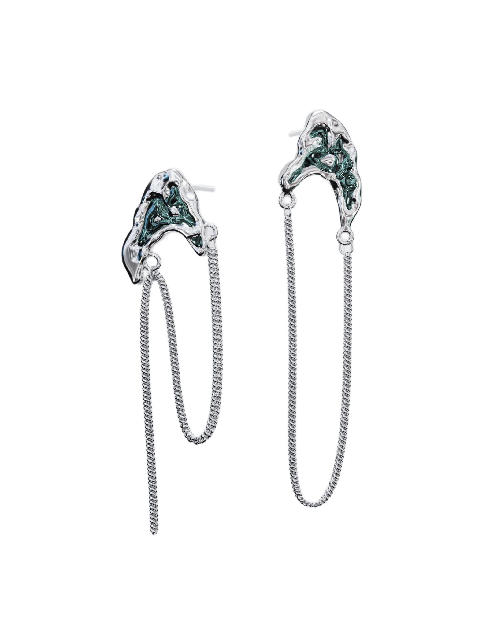The Neuron Mermaid Earrings - Fragile Base