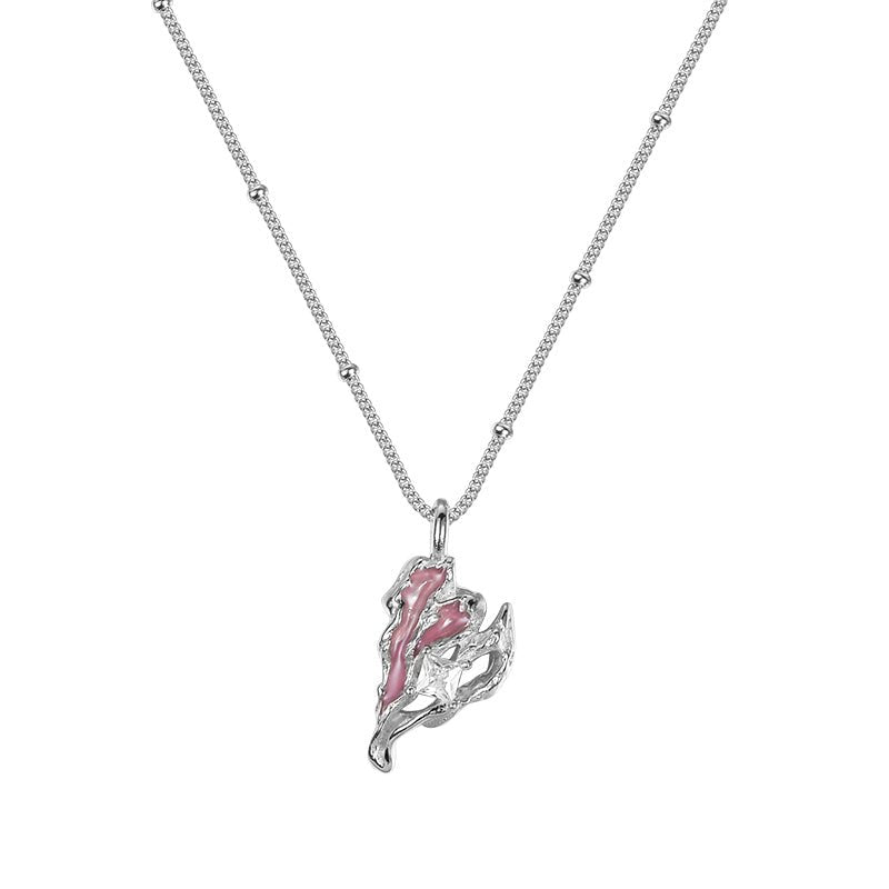 Melted Heart Necklace - Fragile Base