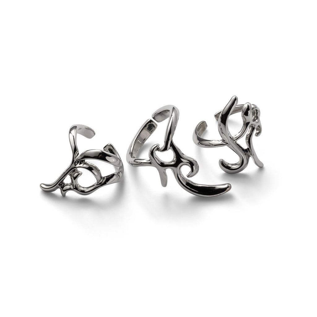The Chrome Ring Set - Fragile Base