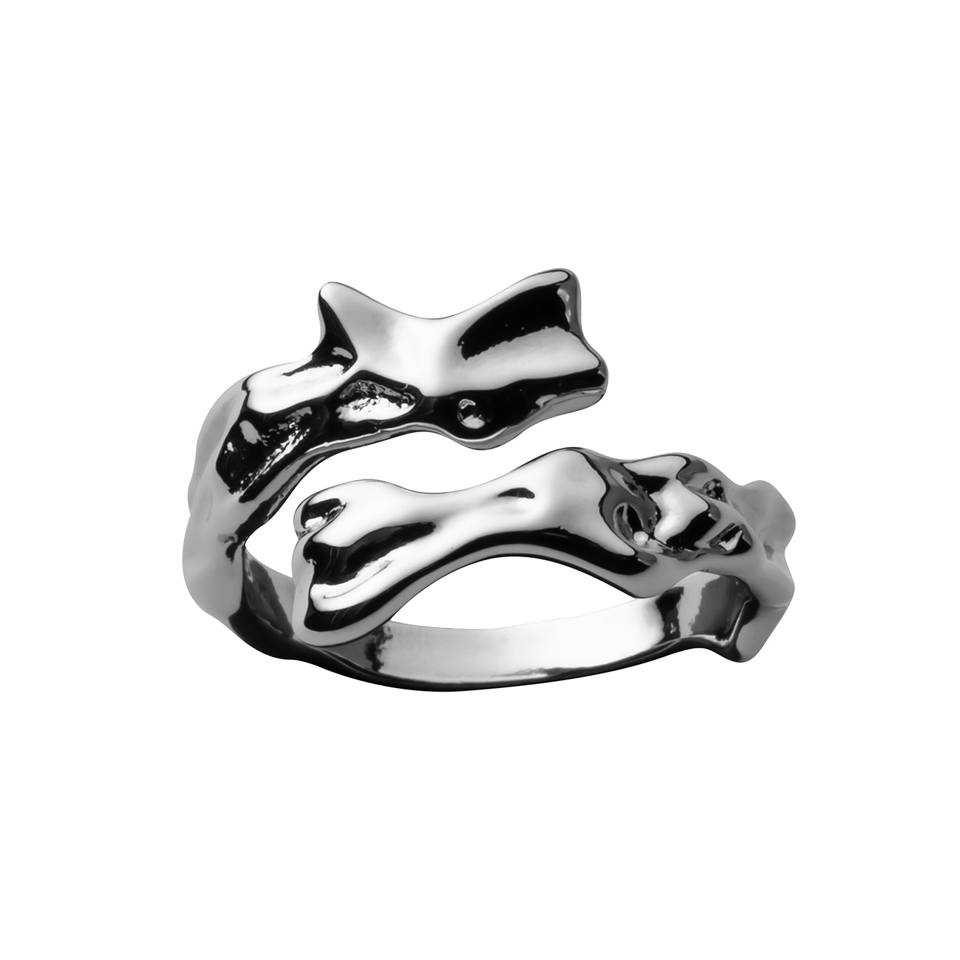 The Chrome Hug Ring - Fragile Base