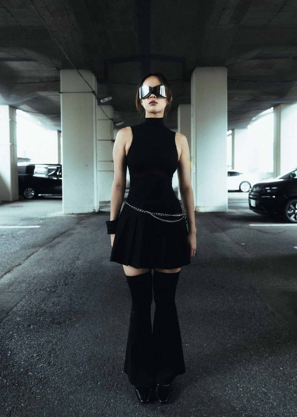 Fragile Base The Technical Dress, futuristic avant-garde dress