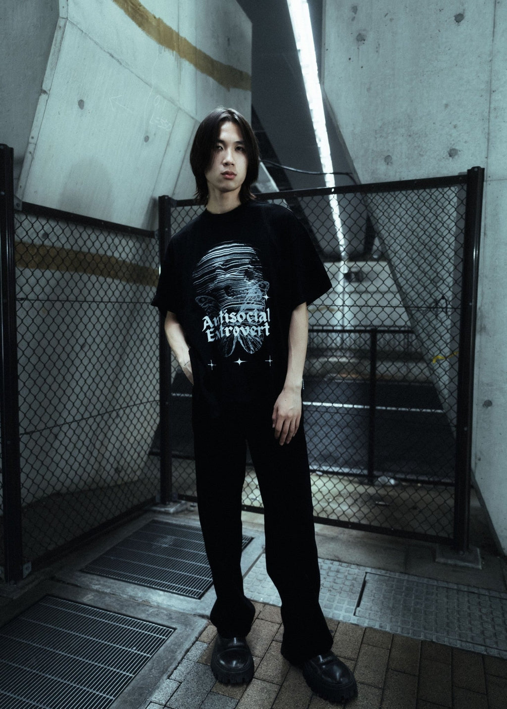 Fragile Base Antisocial Extrovert T-Shirt, graphic cotton tee