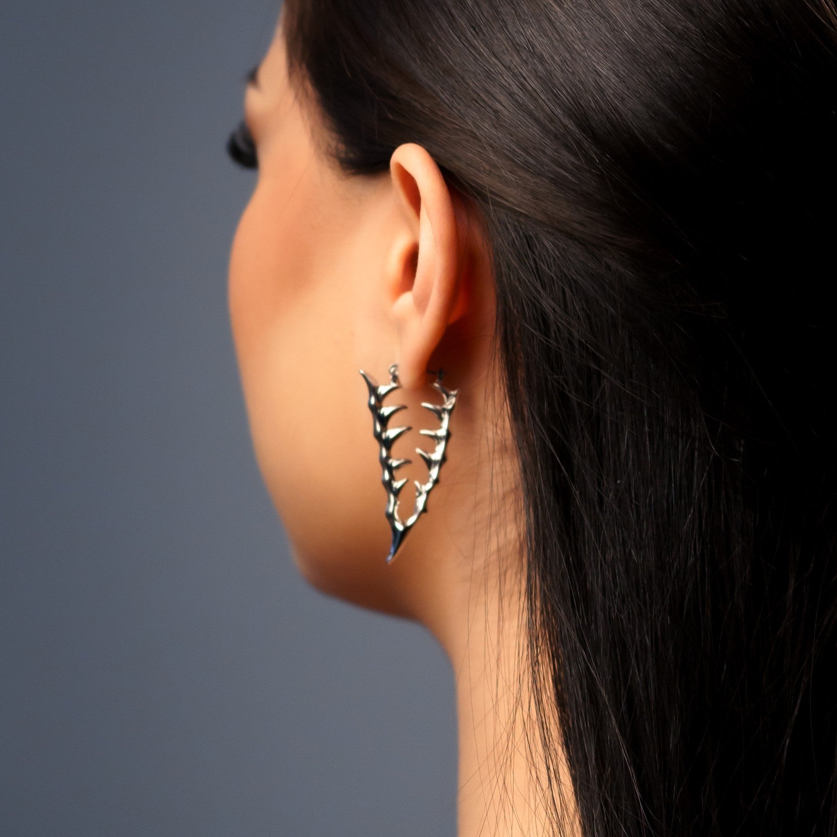 I Bite Statement Earring - Fragile Base