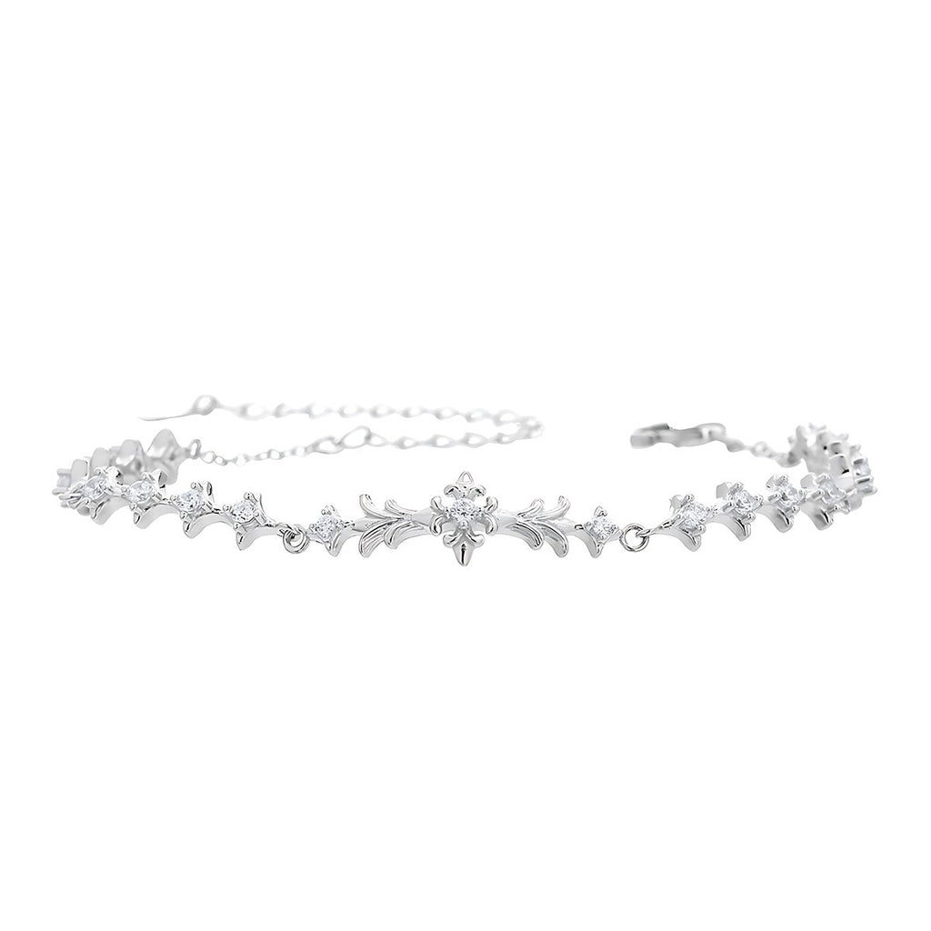 The Halo Cross Bracelet - Fragile Base