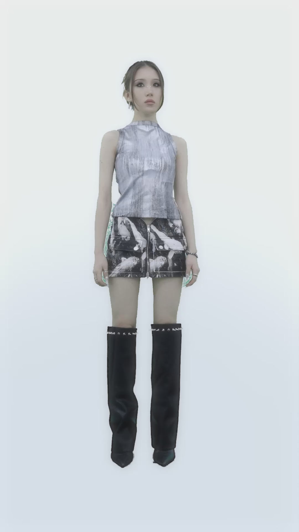 The Obscura Zipper Top