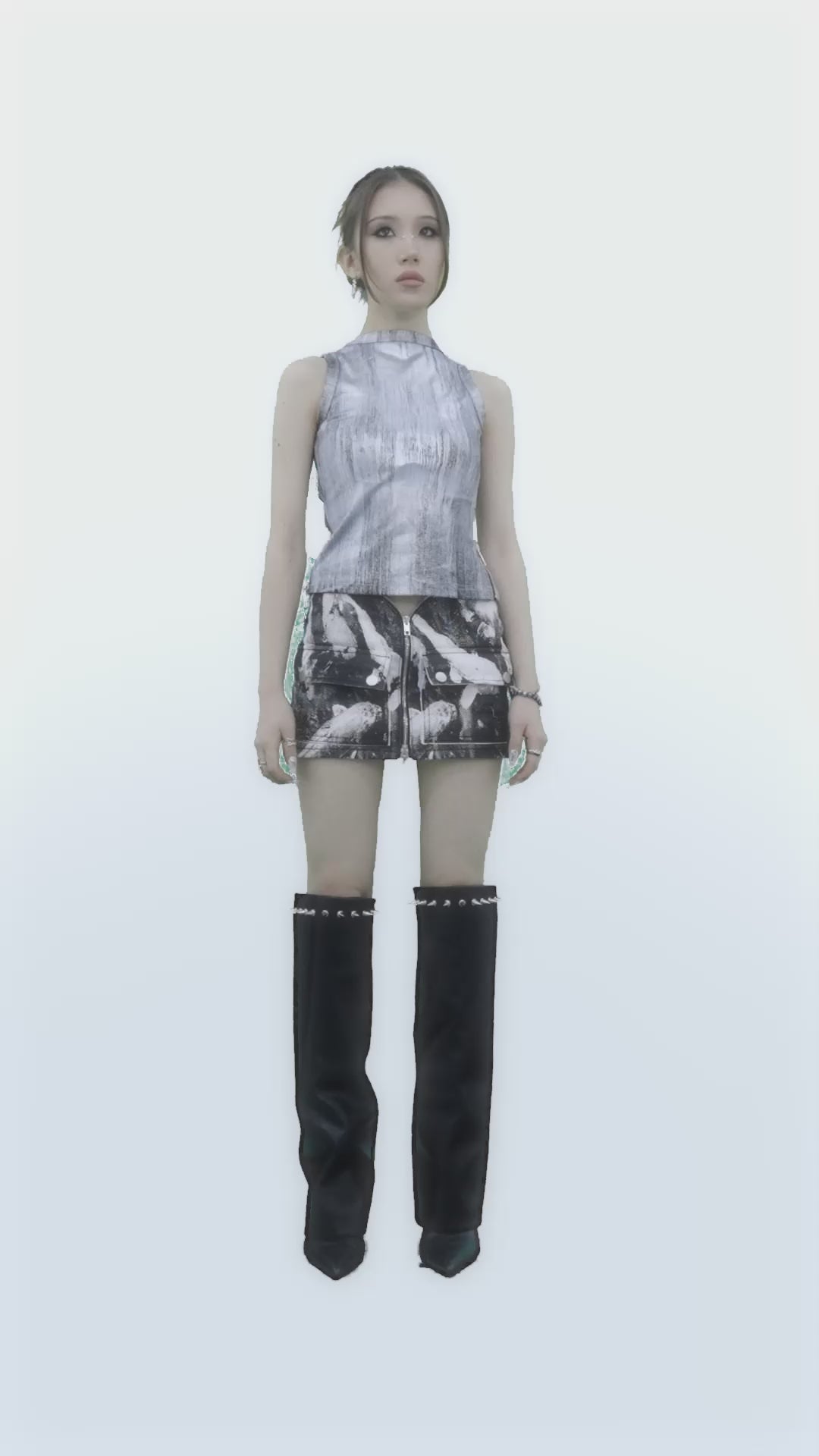 The Obscura Zipper Top